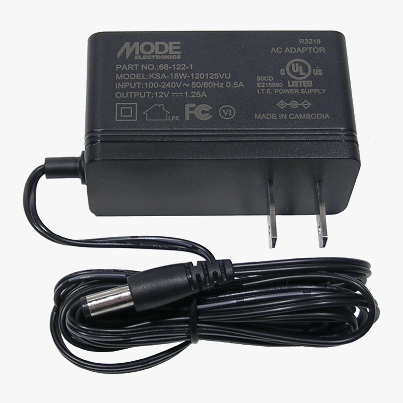 12VDC 1.25A Switching Power Supply - Regulated Output