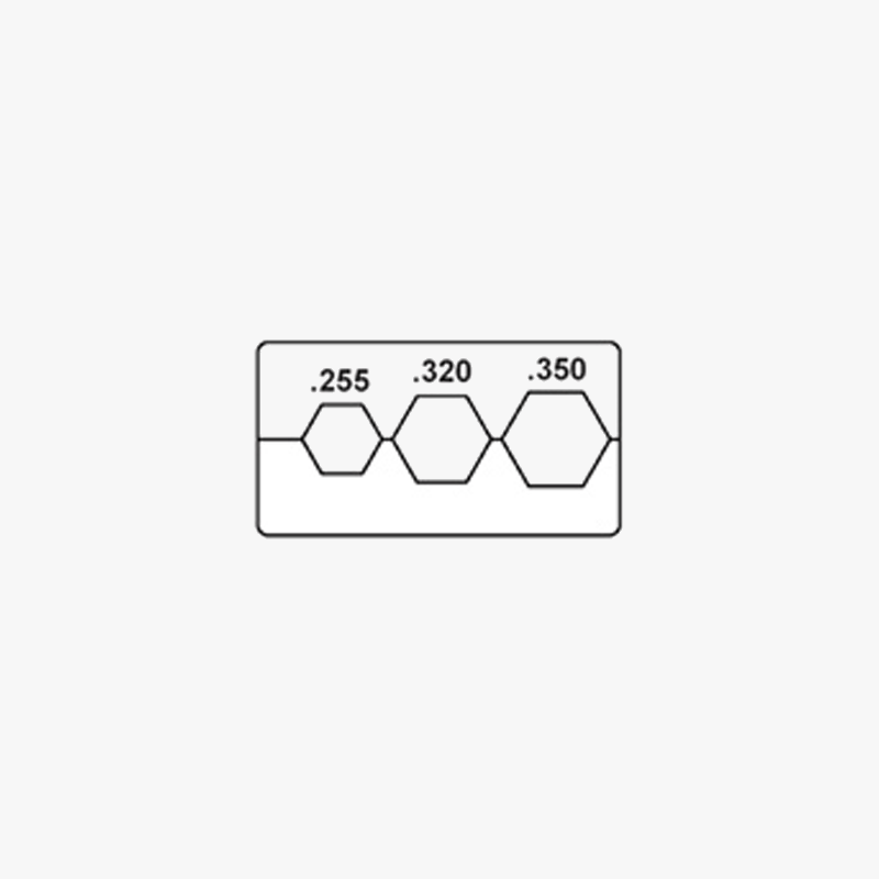Precision Hex 'F' Crimp Tool