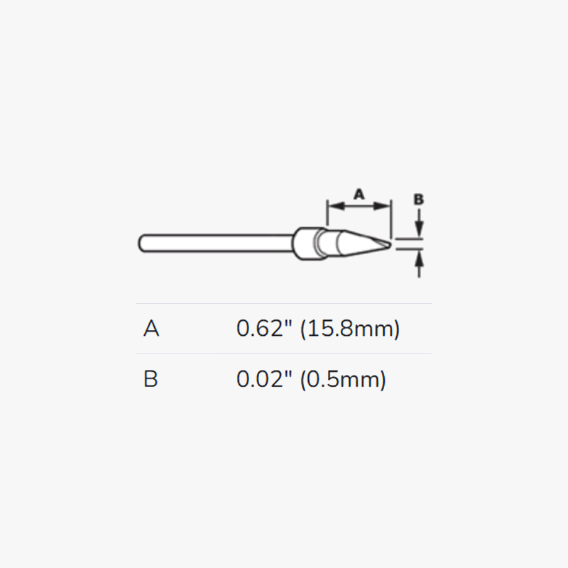 0.5mm Loner Conical Soldering Tip